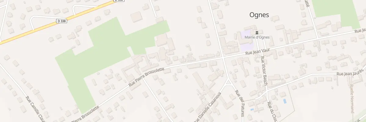 Plan du 16 Rue Pierre Brossolette à Ognes