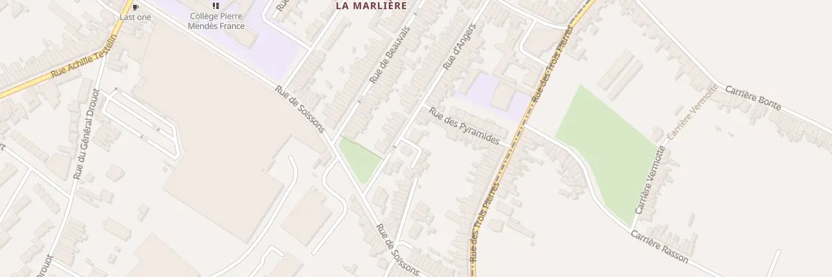 Plan du 59 Rue d’ Angers à Tourcoing