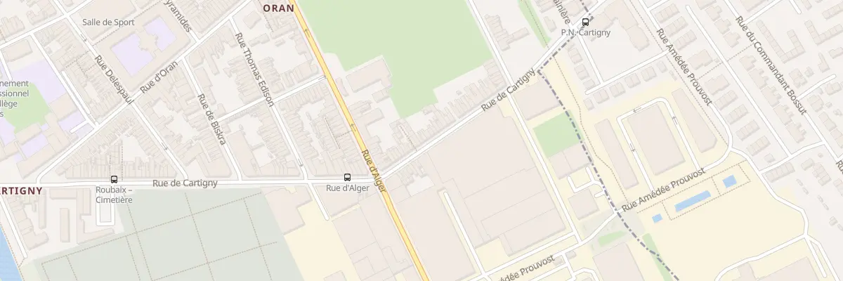 Plan du 147 Rue de Cartigny à Roubaix