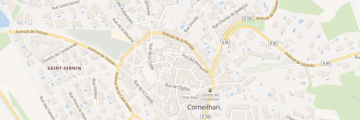 Plan du 10 Rue de la Place Vieille à Corneilhan