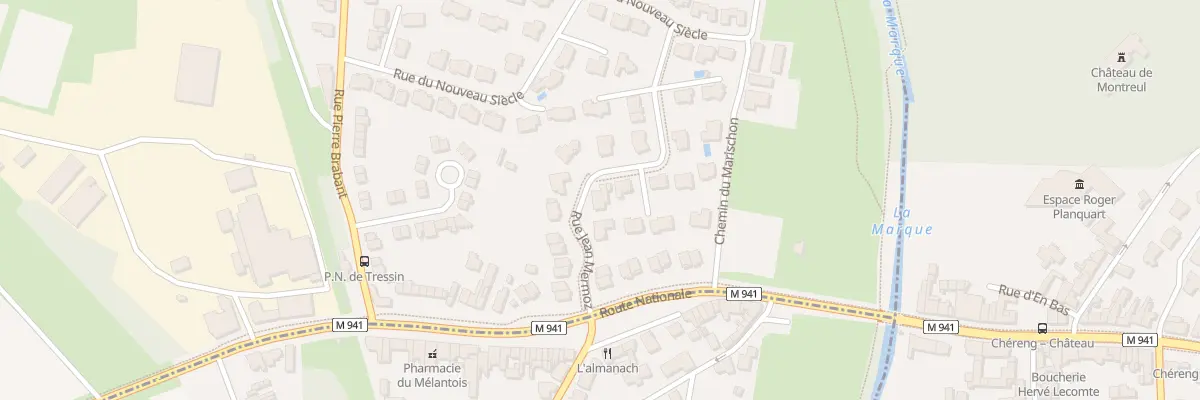 Plan du 24 Rue Jean Mermoz à Tressin