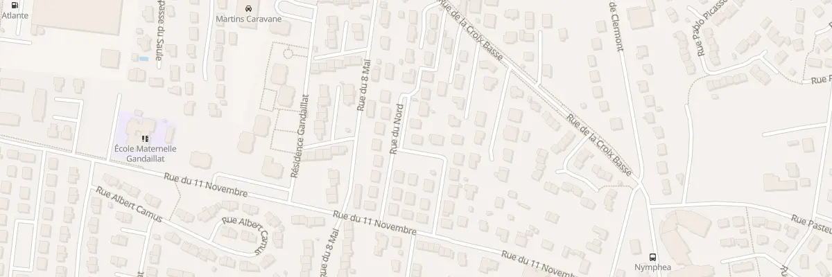 Plan du 14 Rue du Dix Huit Juin à Lempdes
