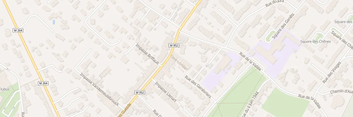 Plan du 160 Rue Jules Guesde à Hem