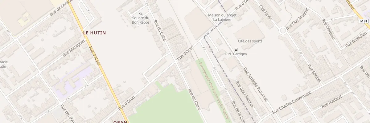 Plan du 188 Rue d’Oran à Roubaix