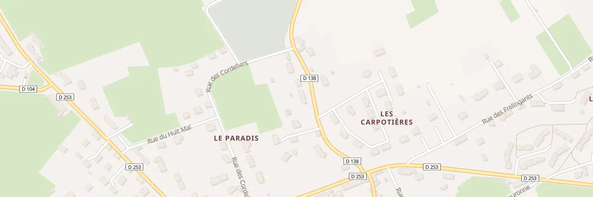 Plan du 15 Rte de Marigny à Souvigny