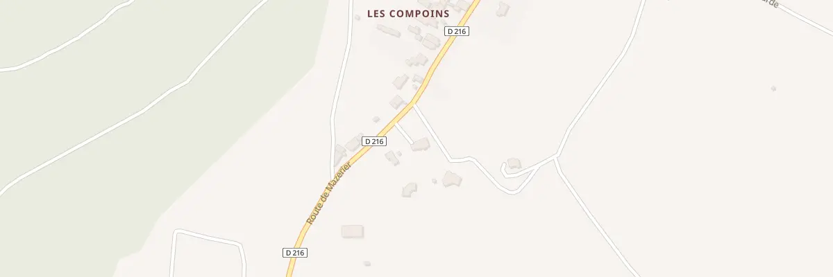 Plan du 33 Rte de Mazerier à Jenzat