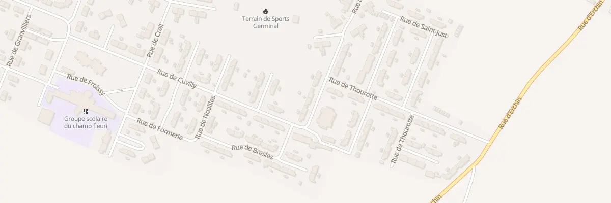 Plan du 28 Rue de Rethondes à Masny
