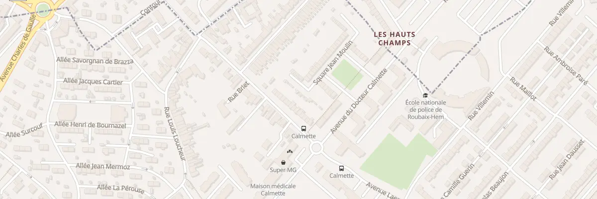 Plan du 16 Rue Briet à Hem