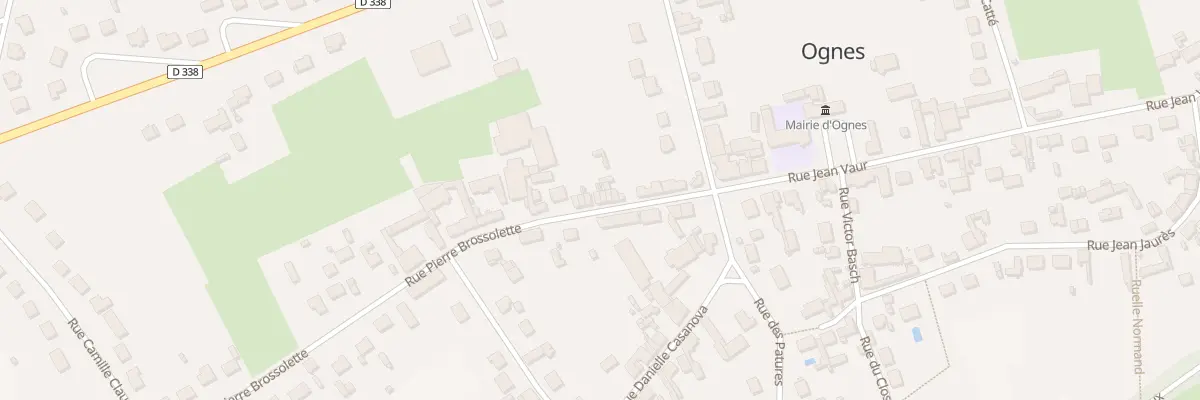 Plan du 12 Rue Pierre Brossolette à Ognes