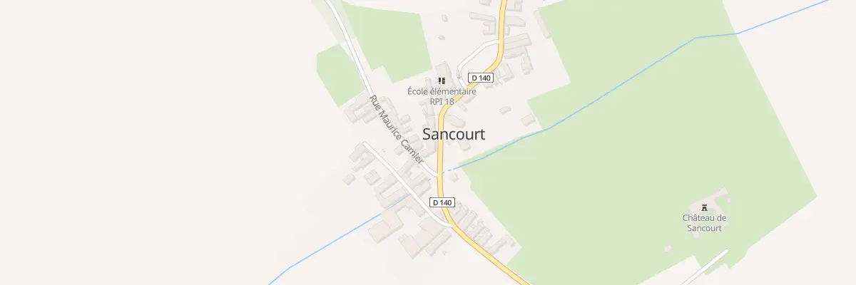 Plan du 23 Pl de la Libération à Sancourt