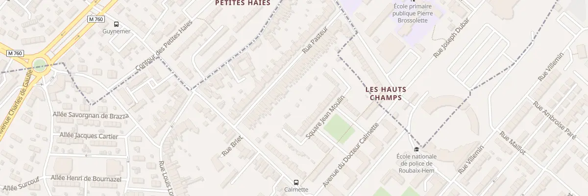 Plan du 36 Rue Pasteur à Hem
