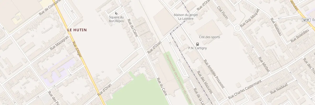 Plan du 194 Rue d’Oran à Roubaix