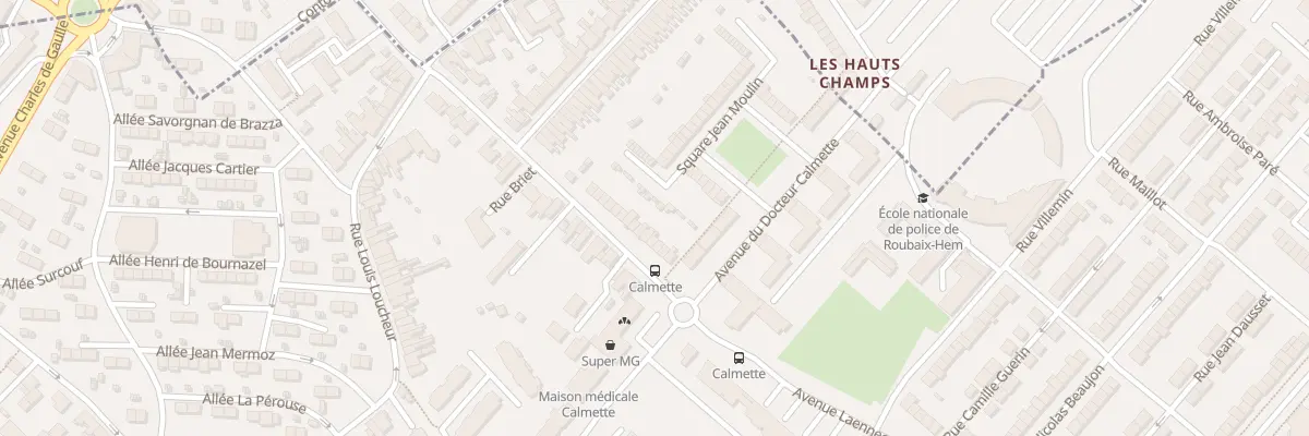 Plan du 12 Rue Briet à Hem
