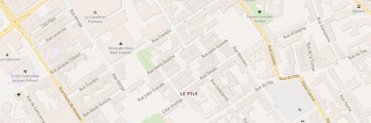 Plan du 371 Rue Jules Guesde à Roubaix