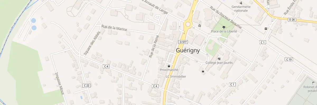 Plan du 4 Rue de la Reine à Guérigny