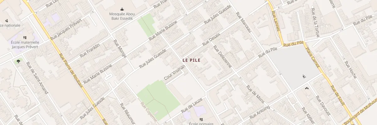 Plan du 17 Rue de Condé à Roubaix