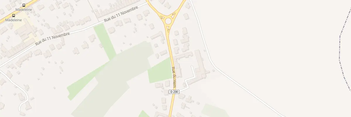 Plan du 124 Rue du Hem à Flines-lez-Raches