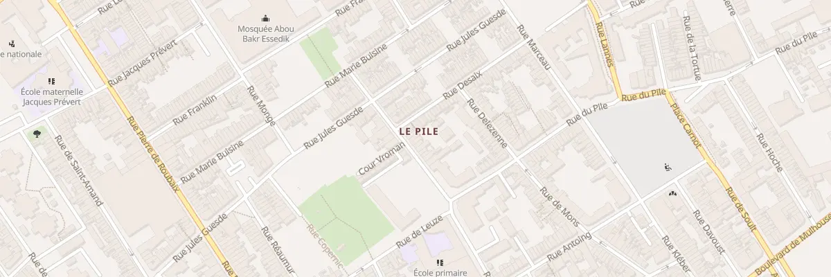 Plan du 19 Rue de Condé à Roubaix
