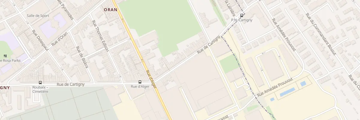 Plan du 159 Rue de Cartigny à Roubaix