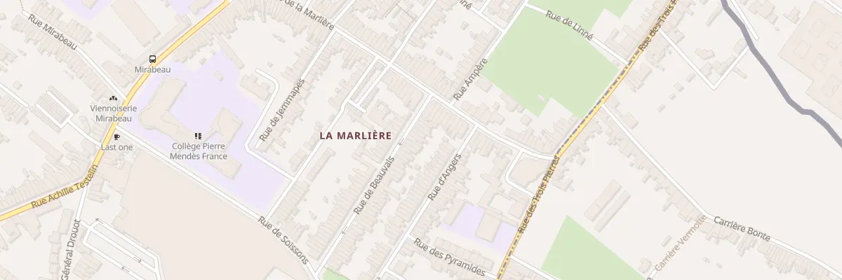 Plan du 9 Rue de Beauvais à Tourcoing