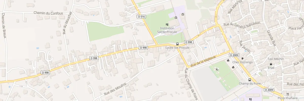 Plan du 13 Rue des Jonchères à Gannat