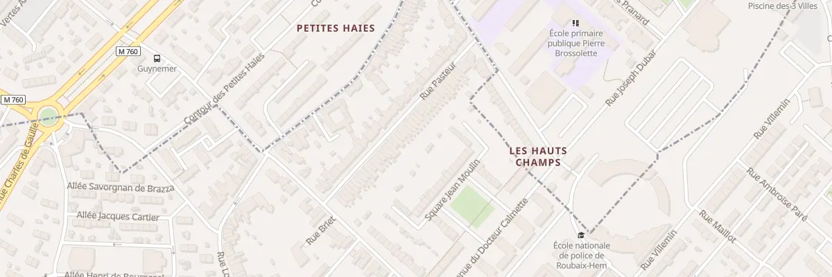 Plan du 46 Rue Pasteur à Hem