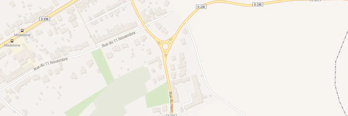 Plan du 130 Rue du Hem à Flines-lez-Raches