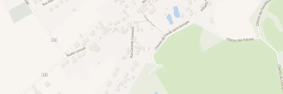 Plan du 25 Rue Danielle Casanova à Ognes