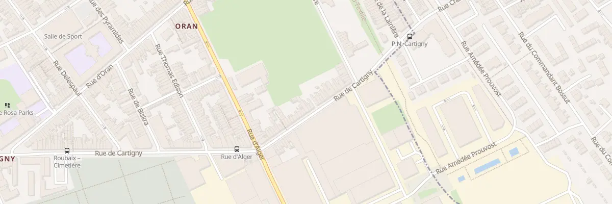Plan du 163 Rue de Cartigny à Roubaix