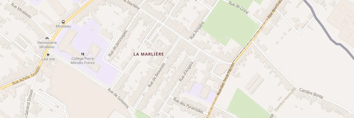 Plan du 11 Rue de Beauvais à Tourcoing