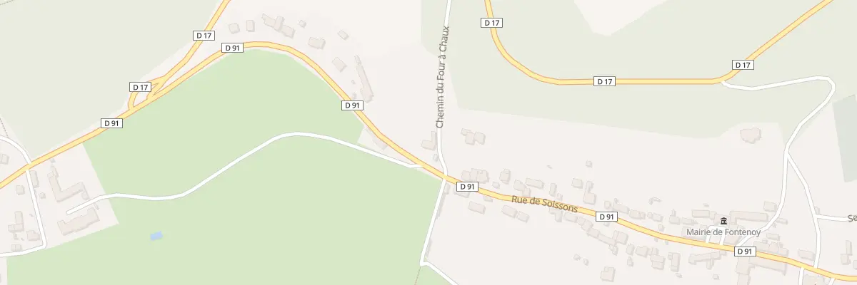 Plan du 1 Che du Four à Chaux à Fontenoy