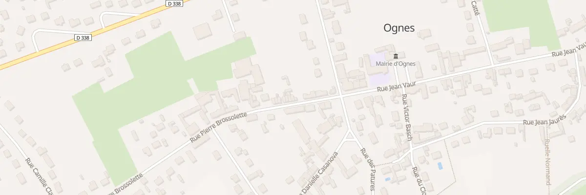 Plan du 8 Rue Pierre Brossolette à Ognes