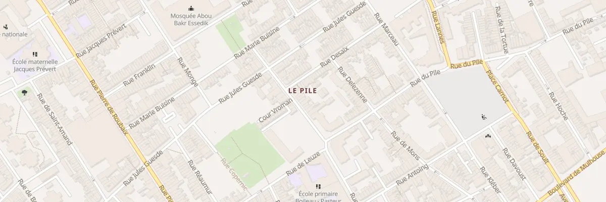 Plan du 23 Rue de Condé à Roubaix