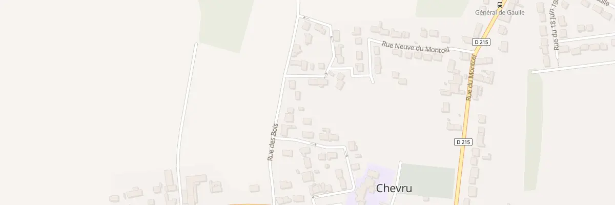 Plan du 14 Rue des Bois à Chevru