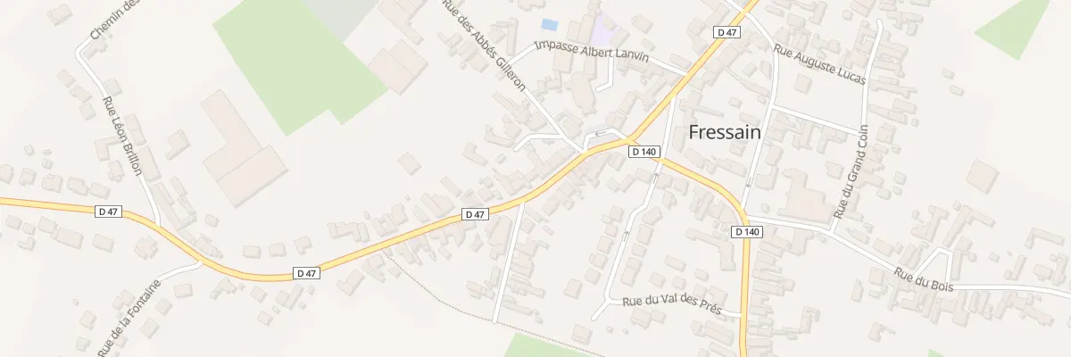 Plan du 43 Rue de la Fontaine à Fressain