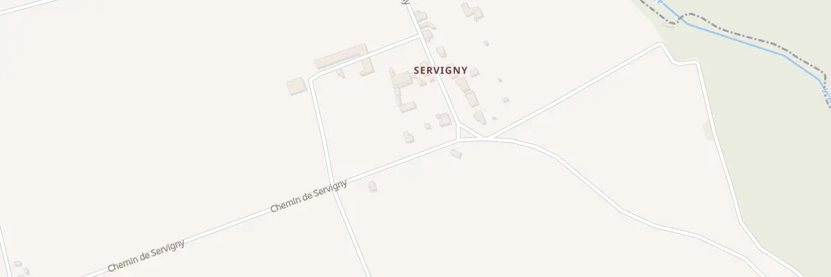 Plan du 10 Che de Servigny à Luisetaines