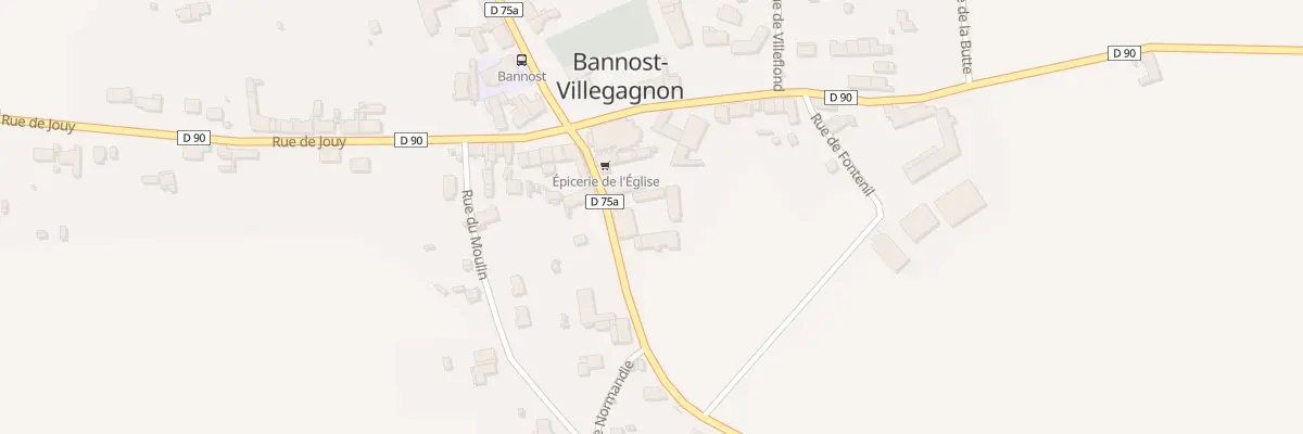 Plan du 5 Rue de la Forêt à Bannost-Villegagnon