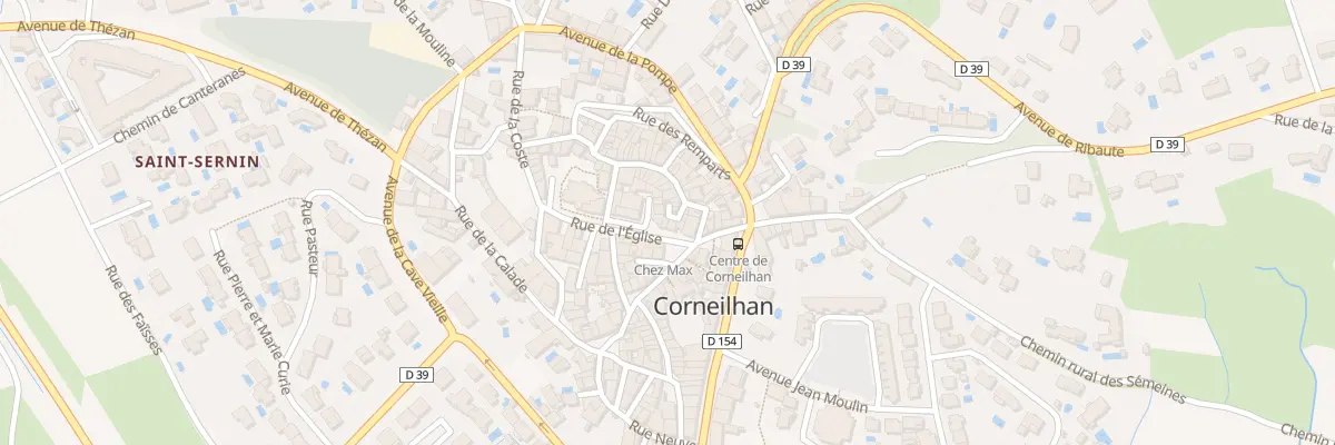 Plan du 10 Rue de l’Eglise à Corneilhan