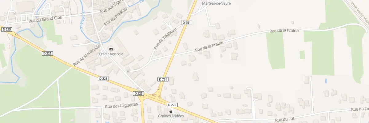 Plan du 5595A Rue de la Prairie aux Martres-de-Veyre