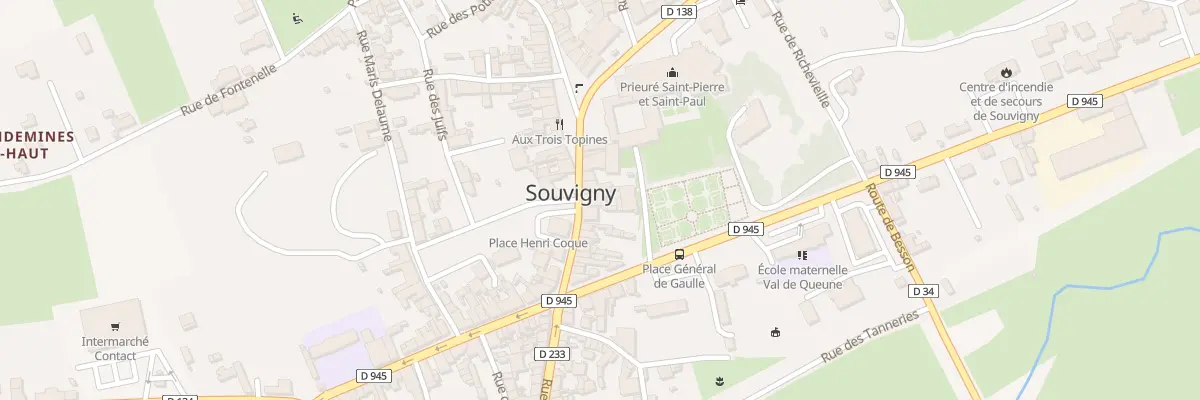 Plan du 22 Rue de la Republique à Souvigny