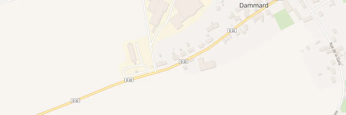 Plan du 36 Rue de Chézy à Dammard