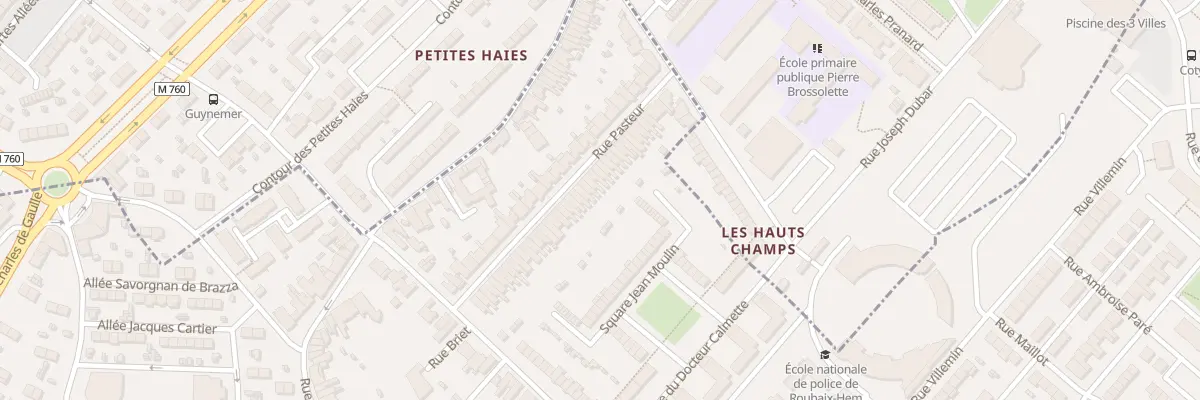 Plan du 52 Rue Pasteur à Hem