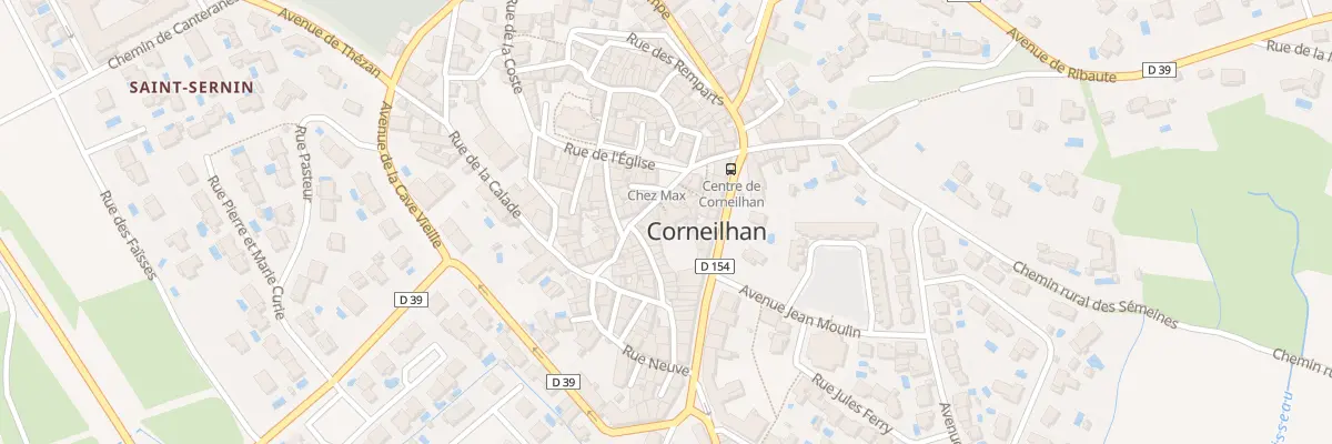 Plan du 3 Rue des Pénitents à Corneilhan