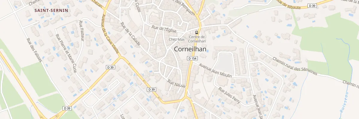 Plan du 20 Rue des Trouilhes à Corneilhan