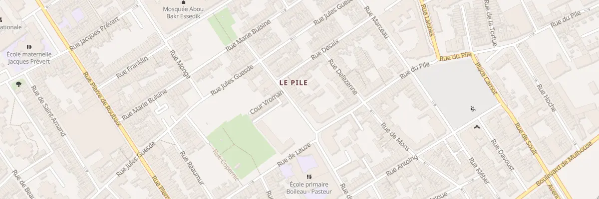 Plan du 31 Rue de Condé à Roubaix