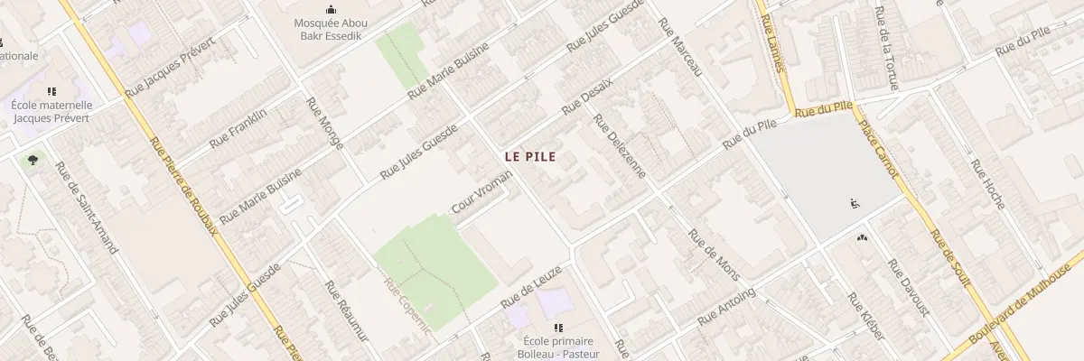 Plan du 29 Rue de Condé à Roubaix
