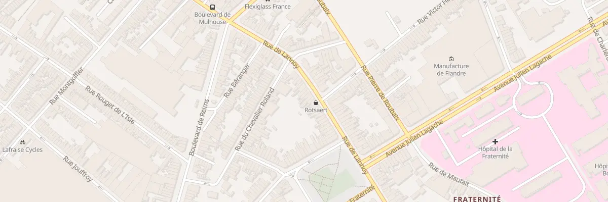 Plan du 382 Rue de Lannoy à Roubaix