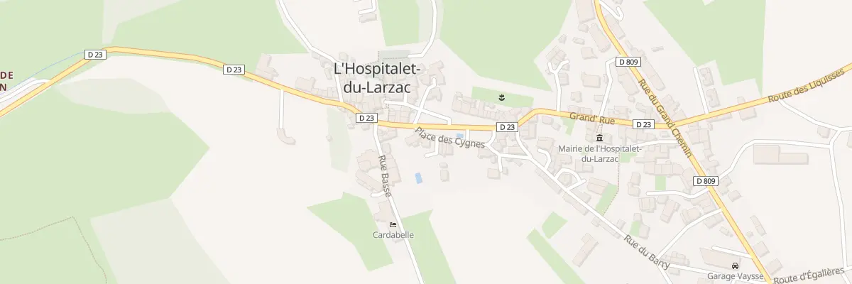 Plan du 35 Pl Des Cygnes à L’Hospitalet-du-Larzac