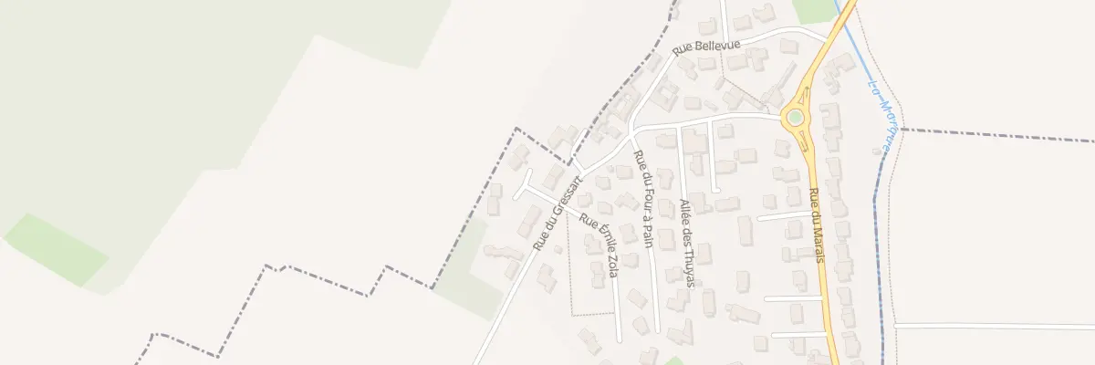 Plan du 20 Rue du Gressart à Tressin