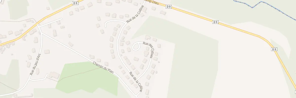 Plan du 7 Rue des Cytises à Gandelu